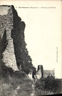Ste-Suzanne (Mayenne) — Portão, lado Norte — Cliché Hamel-Mallier e Cie