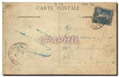 Versailles — Wielkie Wody — Bosquet des Rocailles — Wydawca E.D. n°177 — Rewers