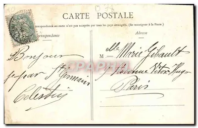 Parque de Versalhes - Bassin de Netuno — Mme Moreau, editora, Versalhes — Verso