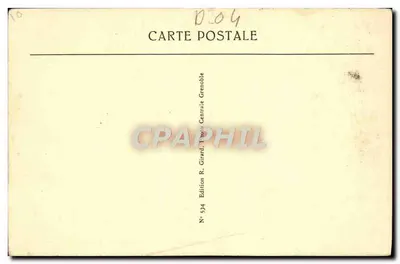 Gletsjer van de Girose - Piekjes van de Grave - Pas de la Lauze — Het Dauphiné — Foto R. Girard, Editie 534 — Achterkant