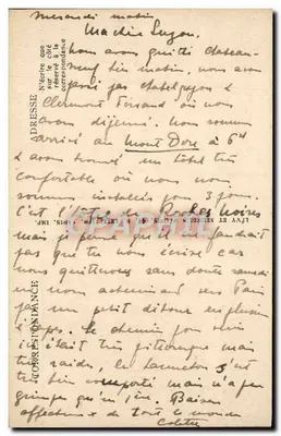 Châtel-Guyon — O Hotel Continental e o Chalussé — LL. — Verso
