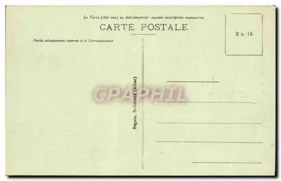 Wodospad - Piekliwa Auvergne - Ideal, n°3968 — Rewers