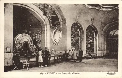 Vichy - A Fonte dos Célestins — editor Ideal, n° 389