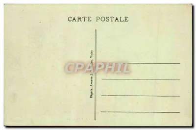 Vichy - Chalet do Imperador — editor J. Béguiat, n° 402 — Verso