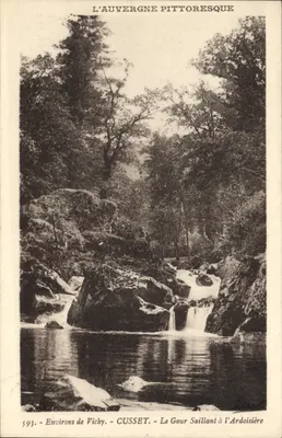 O Gour Saillant na Ardoisière — Arredores de Vichy — CUSSET — A Auvergne Pittoresque — n°593