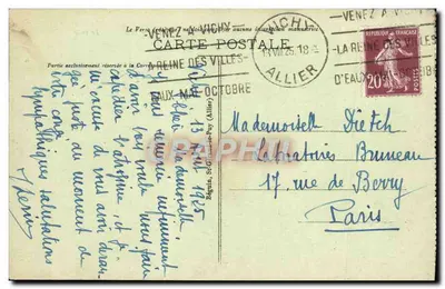 Vichy - Golf — wydawca La Reine des Villes, nr 428 — Rewers