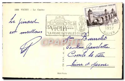 Wielki Kasyno — Vichy — Réal-Photo — Rewers