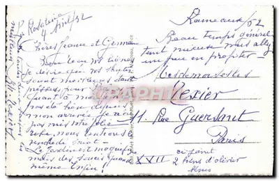 Menton — La Vigie Ville — Vista tomada desde Garavan — MUNTER — Reverso