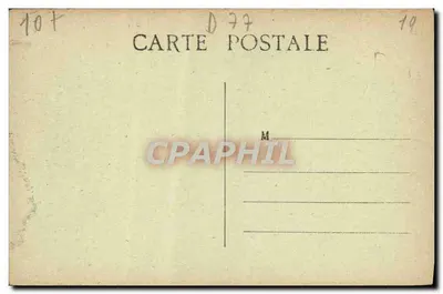 Palais de FONTAINEBLEAU - L'Étang des Carpes et le Pavillon de l'Empereur — éditeur non identifié, n° de série 19 — Verso