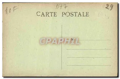 Palazzo di FONTAINEBLEAU — La Sala del Trono — Editore non identificato, numero di serie 29 — Verso