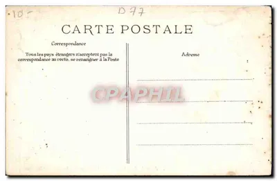 Floresta de Fontainebleau — Medalhão Foucher de Careil — Editor E.P.D. n°873 — Verso