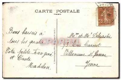 Lago Pavin — A Auvergne — G. D.O. - 167 — Verso
