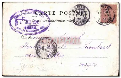 Arc de Triomphe — Paryż — Wydawca: Bon Marché — Paryż — Rewers