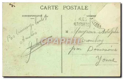 Toul Pittoresque — Ogólny widok — wydawca Delarue — Rewers