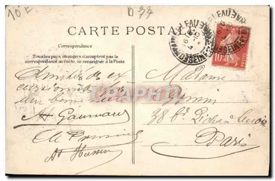 Bosque de Fontainebleau — Roca Saint-Germain — Editor no identificado — Reverso