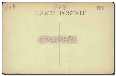 Paleis van FONTAINEBLEAU — De Facade van het Kasteel (andere weergave) — nr. 189 — Achterkant