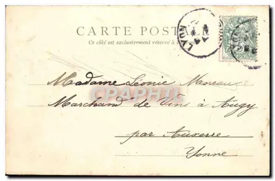 Fontaine Bartholdi, Praça dos Terreos — Lyon — Défais & Béné, n°27044 — Verso