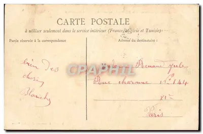 NANTES — Der Cours de la République, ehemals Cours Cambronne — Sammlung R. Guénault, Fotoverlag, Nautes — Rückseite
