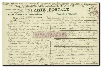 CHÂTEAUNEUF-LES-BAINS — LE BAC SUR LA SIOULE ET LES ROCHEURS CHARLEMAGNE — IDEAL, 번호 2780 — 뒷면