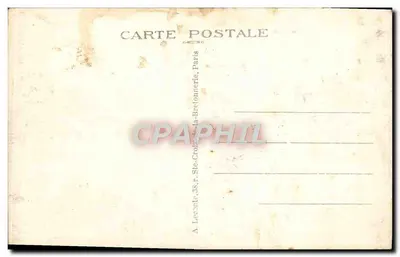 Paris - O Hotel de Ville e a Rue de Rivoli — A. L. — n° 189 — Verso