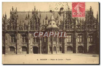 Rouen — Palais de Justice — Façade