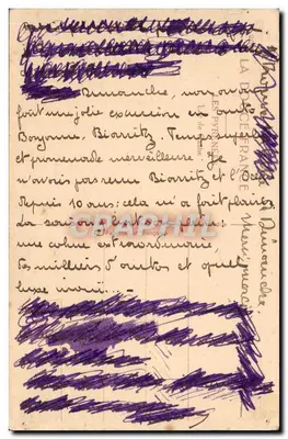 Jezioro Biansy — Pireneje — Yvon, n°7 — Rewers