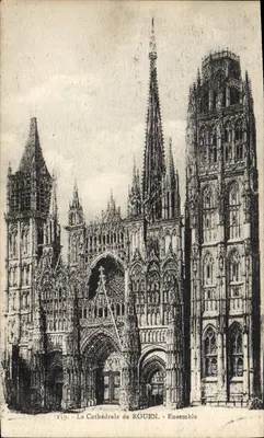 La Cathédrale de ROUEN - Ensemble - I19 - Cartes La Cipogne