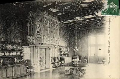 Castelo de Meillant — Sala de jantar — editor 'Postes Françaises', n°39