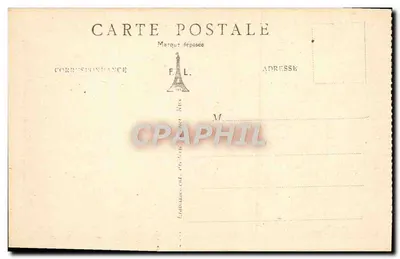 Gourdon (A.M.) — Alt. 760 m. O Village e a Estrada de Grasse — Editor F.L. n° 211 — Verso