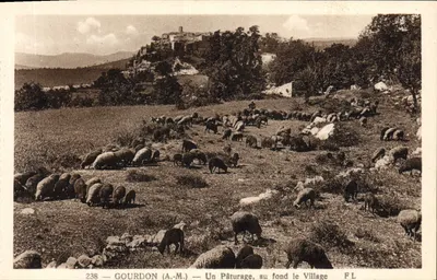 Gourdon (A.M.) — Um Piquete, no fundo o Povoado — F.L. n°238