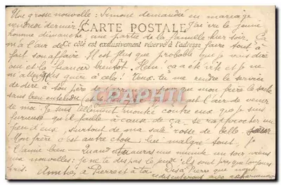 Berck-sur-Mer — A Praia com Maré Baixa — edição G. Guillaume, n°85 — Verso