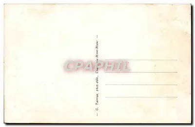 Chamonix-Mont-Blanc — Morze lodowe widziane z kapelusza — G. Torraz, fot. wyd. — Rewers
