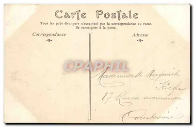 Saint-Germain-en-Laye — Zamek — Wydawca nieznany, nr 10 — Rewers