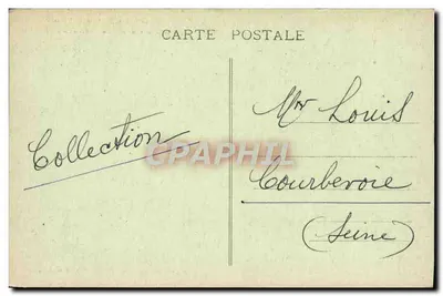 Gisors (Eure) — Os Trabalhos do Preso Executados em Seu Calabouço com um Prego — F. & Paris — Verso