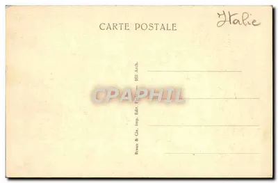 Rzym — Termy Caracalle — Braun & Cie, Imp. Edit. Légl. — Rewers
