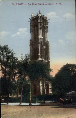 Paris — La Tour Saint-Jacques — E.M.