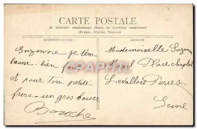 Rue Chapital — Pamiątka Marie Bouchet — Tepalh & Cie — Rewers