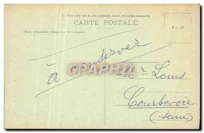 Chatillon-sur-Seine — Absydę Kościoła Świętego Vorlesa — Ch. Granddidier, fot. i wyd., Troyes — Rewers