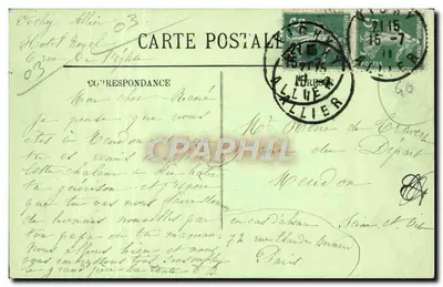 Vichy — Widok z parku — LL. n°5 — Rewers