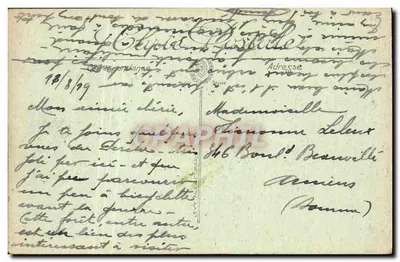 Woud van Bellême — Weg naar Mortagne — LL. — Achterkant