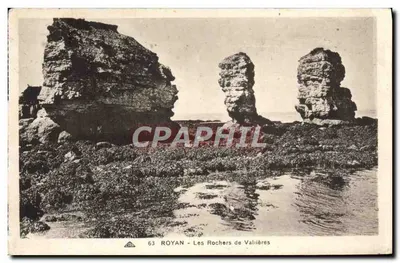 Royan - Les Rochers de Valilières — Édition des Nouvelles Galeries, n°63