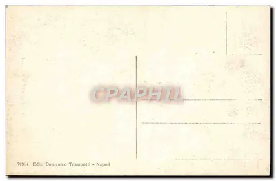 Pompéia — Impressão de um cão — Edição Domenico Trampetti, Nápoles — Verso