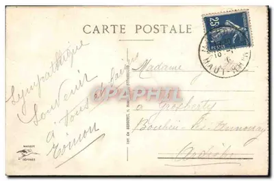 Mulhouse — Ewangelicki Kościół św. Etienne — Wydawca Mahouque, nr 8 — Rewers