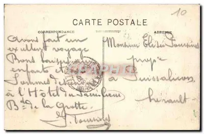 Lourdes — Processão do Santo Sacramento — Sireygeol editor, Lourdes — Verso