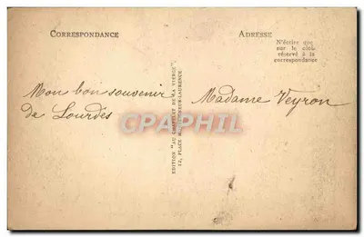 Lourdes — Bazylika i Gave — LL — n°246 — Rewers