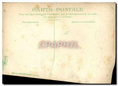 Toulouse - Basílica de Saint-Sernin — Edição Labouche Frères, n° 2762 — Verso