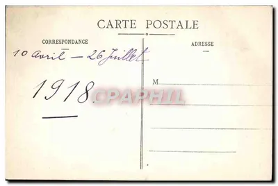 Vichy — Terrasse kasyna — wydawca anonimowy, nr 619 — Rewers