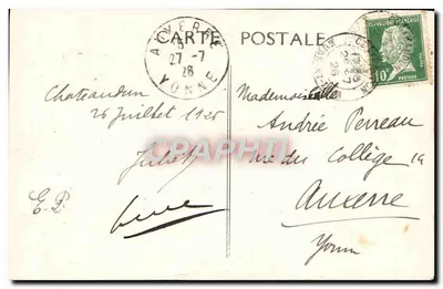 Châteaudun — Portail du Champdé, XVIe siècle — S. F. Ph. — Rewers