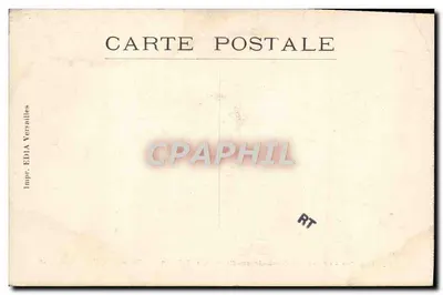 Versailles - Quarto de Maria Antonieta no Petit-Trianon — Impr. EDIA Versailles — Verso