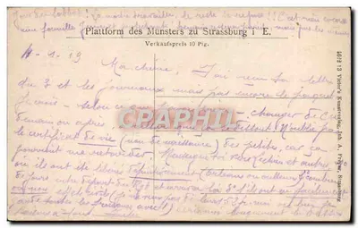 Strasbourg — Statuy przy portalu św. Laurentius. Święte Strasbourg — Statuy portalu św. Laurentius. Święci — Rewers